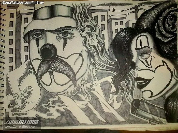 Diseño de Payasas Chicanas, Chicanos