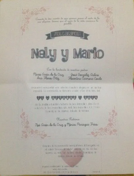 Diseño del texto de las invitaciones - Foro Manualidades para ...