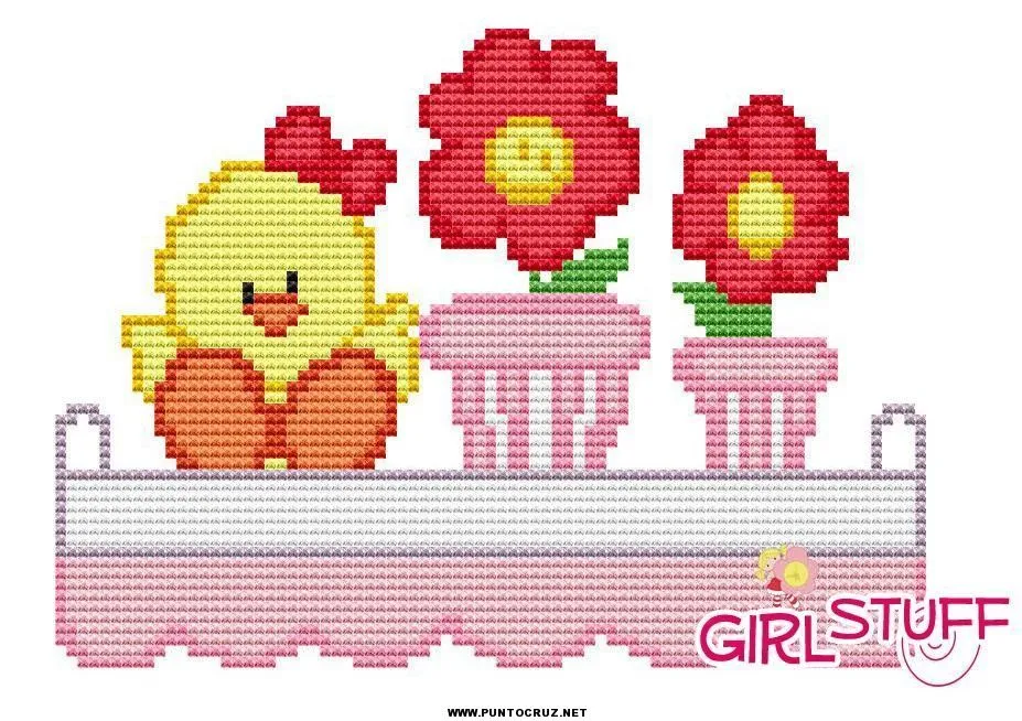 Dibujos de pollitos en punto cruz | Punto de cruz - Colección de ...