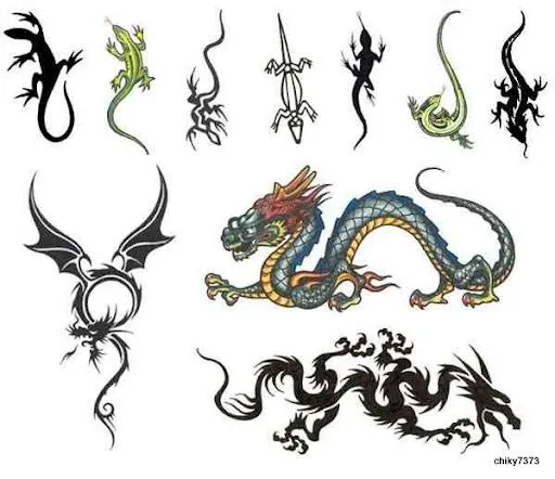 Diseños de dragones chinos para tatuajes - Imagui