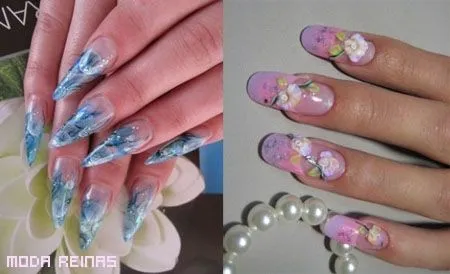 Diseños elegantes de manicure