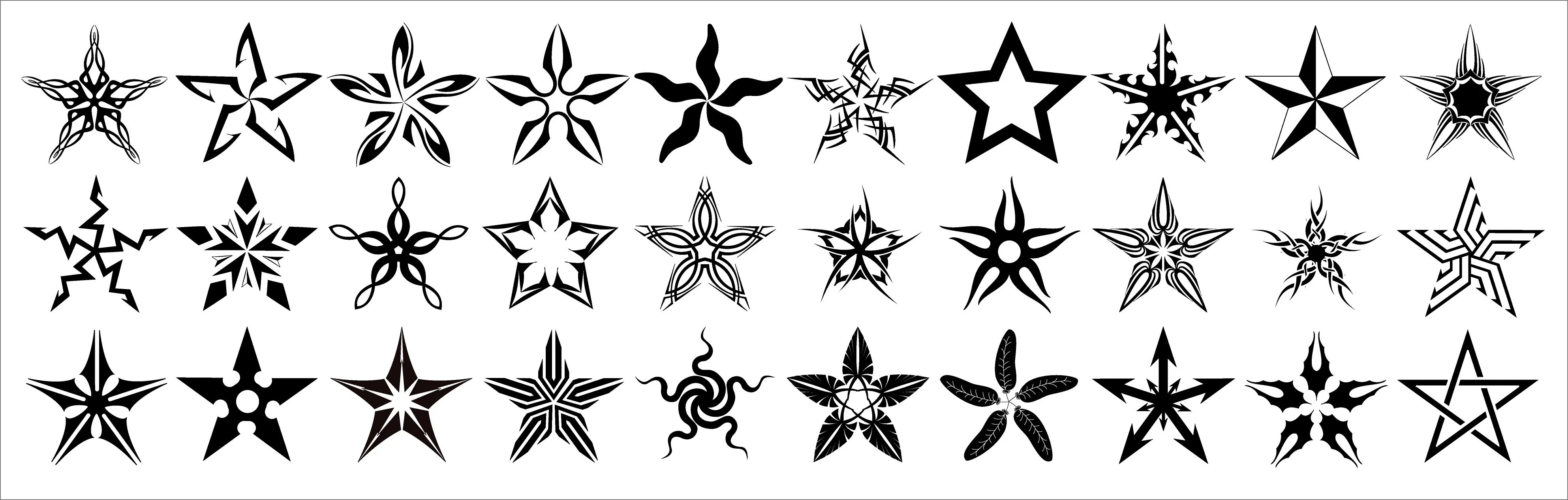 Diseños de estrellas