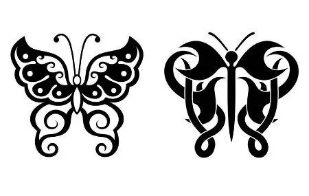 Diseños de mariposas tribales | tatuajes | Pinterest