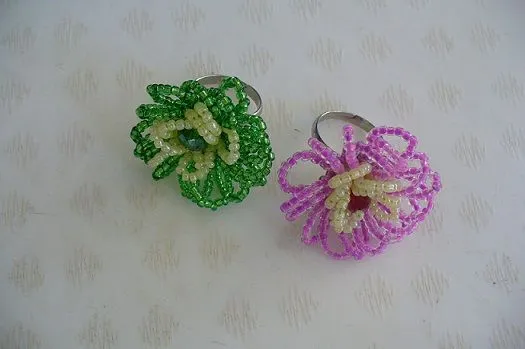 Diseños con plata y cristal: LOS PRIMEROS TRABAJOS DE MIS ALUMNAS