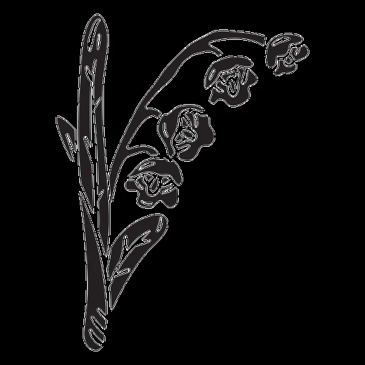 Diseños PNG de flor nacional para camisetas & Merch