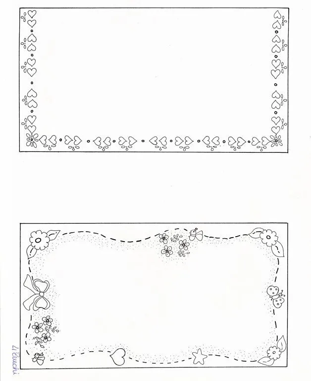 todos los diseños tarjetas, moldes.estan.....dibujados x mi ...