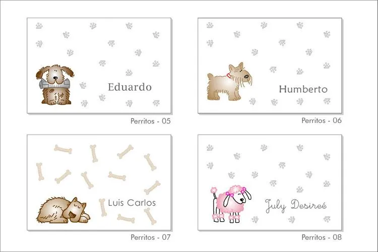 Diseños para tarjetas de presentacion de niños - Imagui