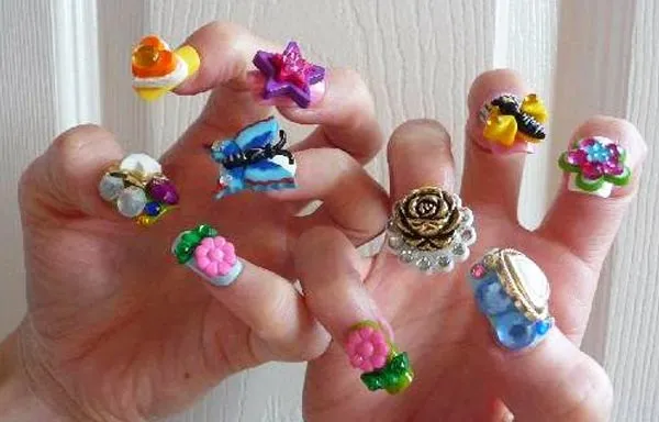 Diseños de uñas 3d - UñasDecoradas CLUB