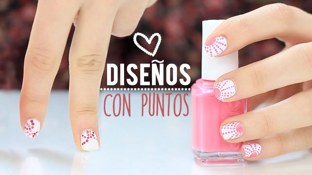 Diseños de uñas fáciles y bonitos - YouTube