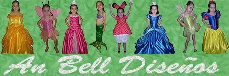 An Bell Diseños - Vestidos de Princesas y disfraces para niñas y ...