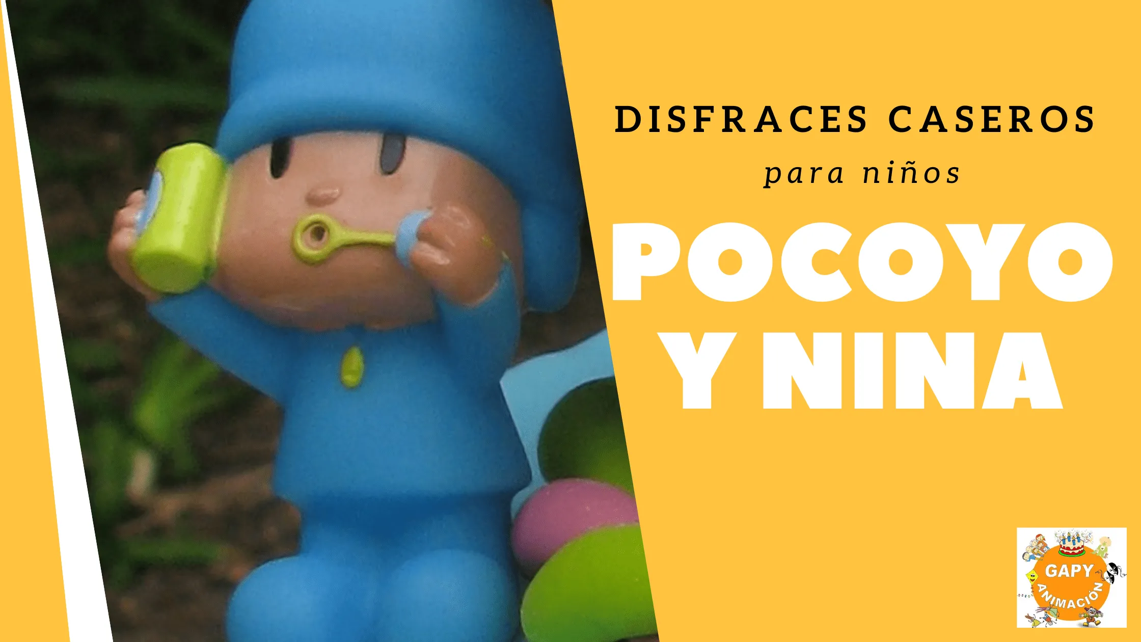 Disfraces caseros para niños: Pocoyo y Nina