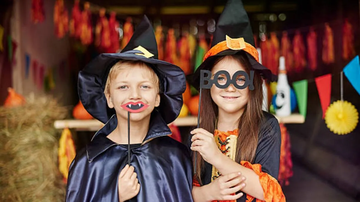 Disfraces de Halloween para niños hechos con materiales reciclados