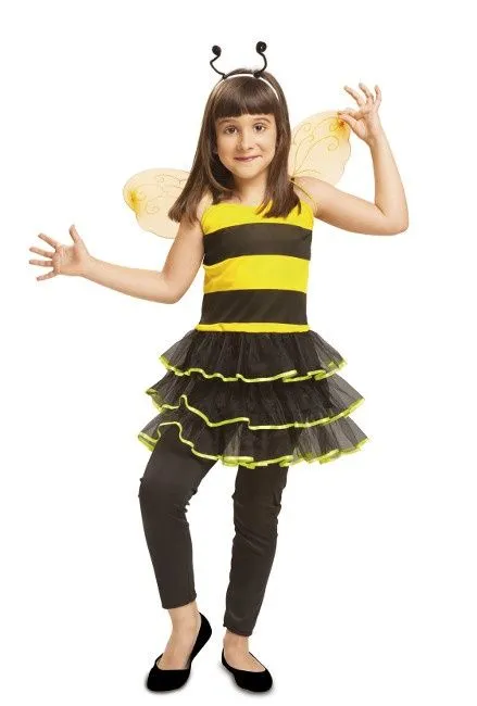 Disfraz de abeja con mallas para niña por 21,75 €