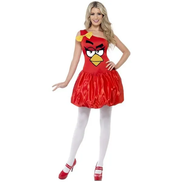 Disfraz de Angry Birds Rojo glamuroso para mujer: comprar online ...