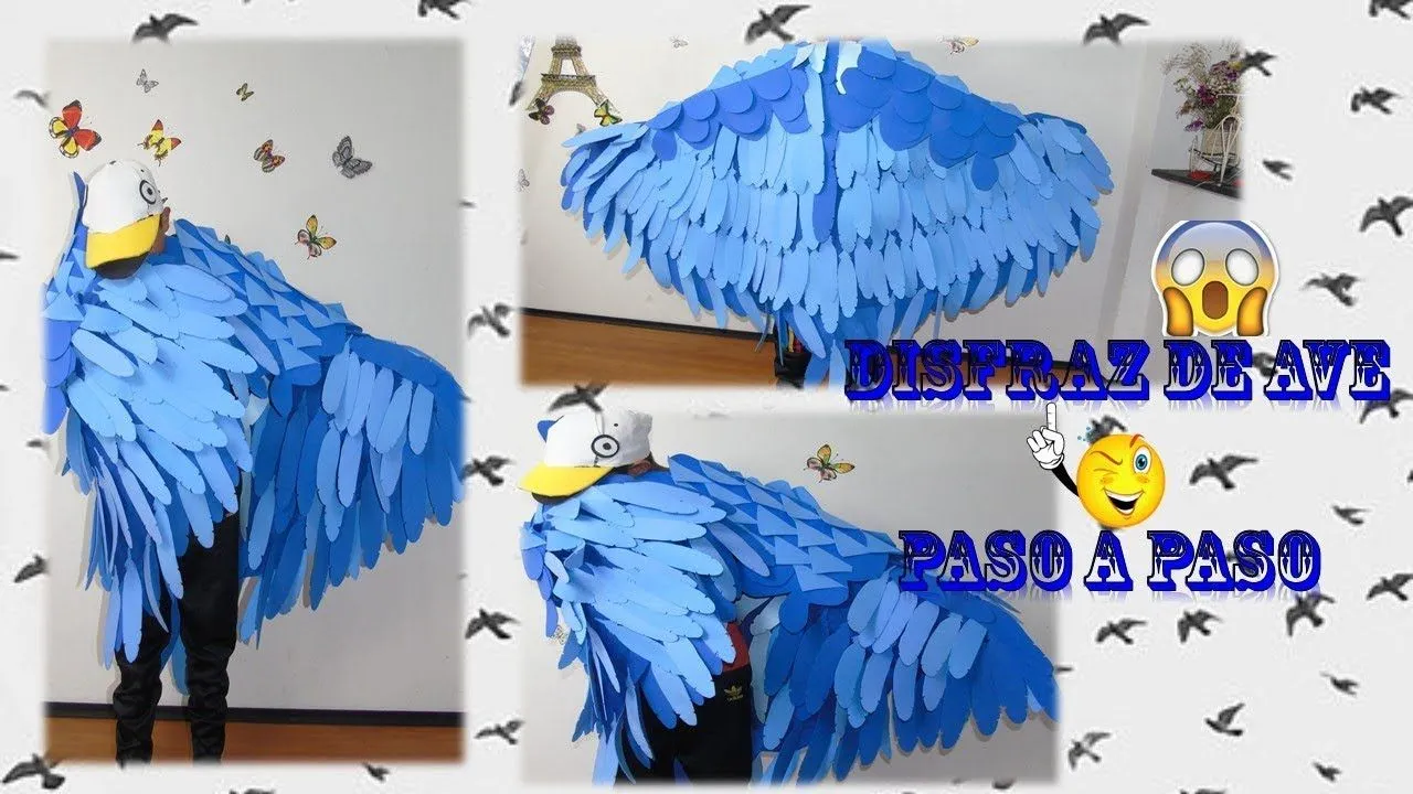 Disfraz de ave/ bird costume - myriamsilla hernandez - YouTube