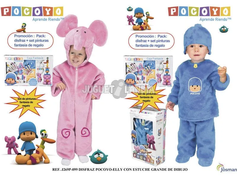 Disfraz Baby Pocoyo T-2 - Juguetilandia