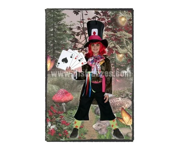 Disfraz barato de Sombrerero para niños de 3 a 5 años por sólo ...