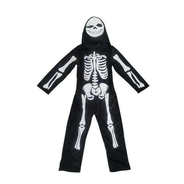 Disfraz de calavera de Halloween para niños, disfraz de juego de rol de  fantasma de calavera, disfra JAMW Sencillez | Walmart en línea