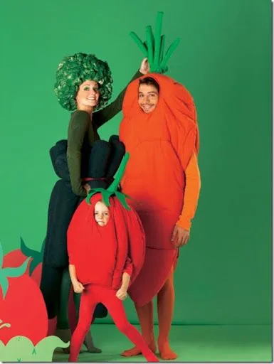 Disfraz casero de frambuesa, tomate, brócoli y zanahoria - Disfraz ...