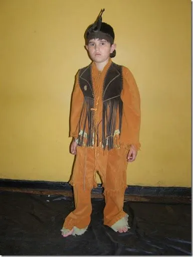 como hacer un disfraz casero de indio - Nos disfrazamos