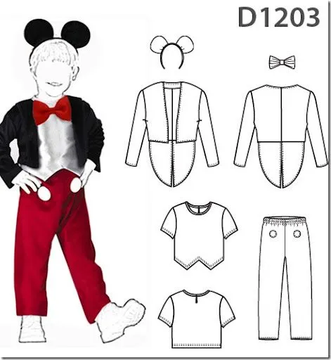 Disfraz casero de Mickey Mouse para Halloween - Juguetes