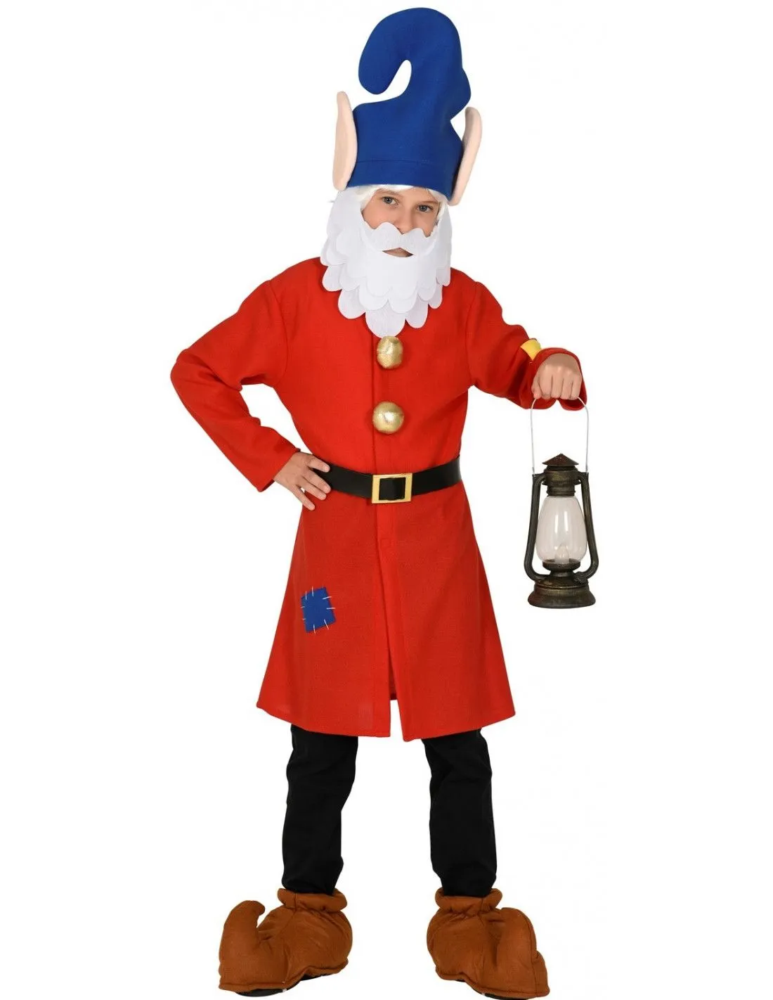Disfraz de Enanito de Blancanieves Rojo para Niño | Comprar Online
