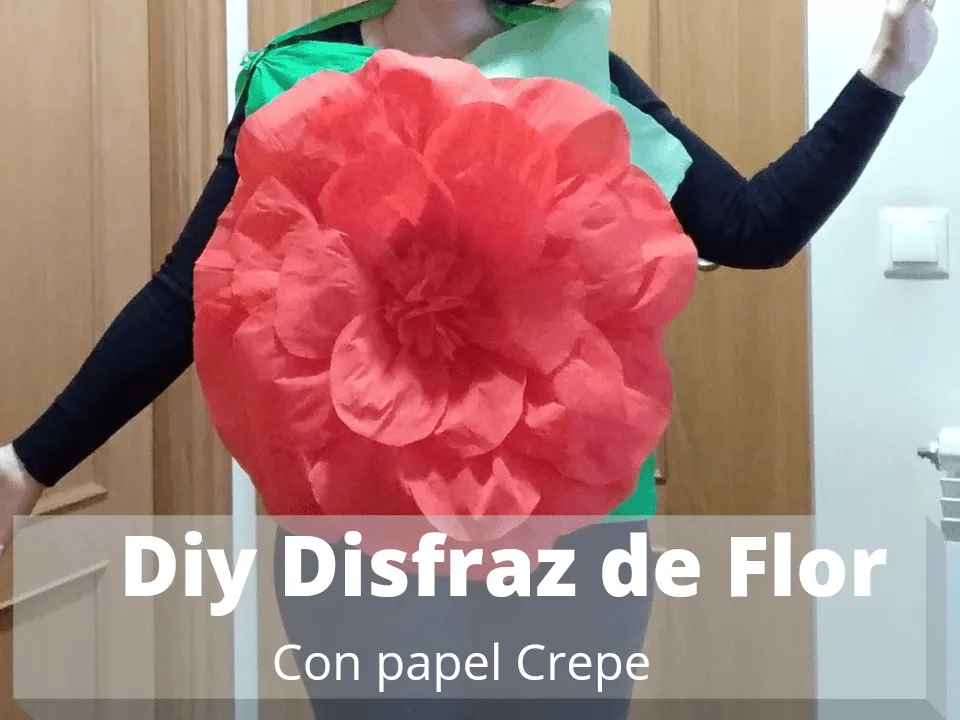 Disfraz de Flor para Carnaval.