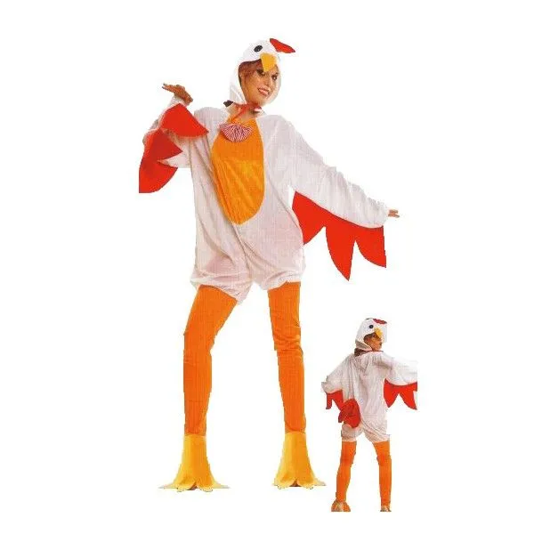 DISFRAZ DE GALLINA BLANCA - comprar online en LaCasadelasFiestas.com