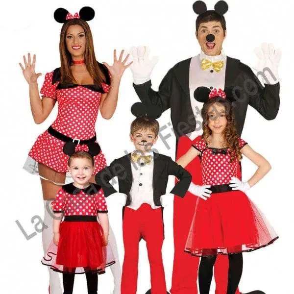 DISFRAZ GRUPO RATON Y RATONA - comprar online en LaCasadelasFiestas.com