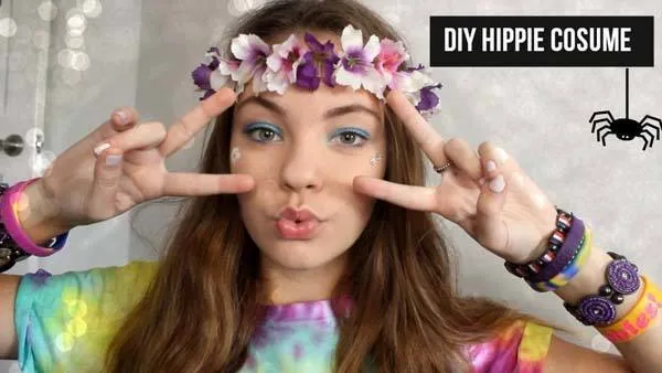 Cómo hacer un disfraz de hippie casero para carnaval