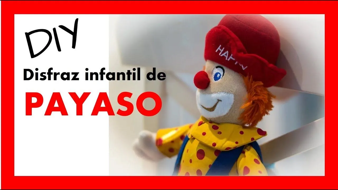 ✓▷ DISFRAZ infantil de payaso en 15 minutos - YouTube