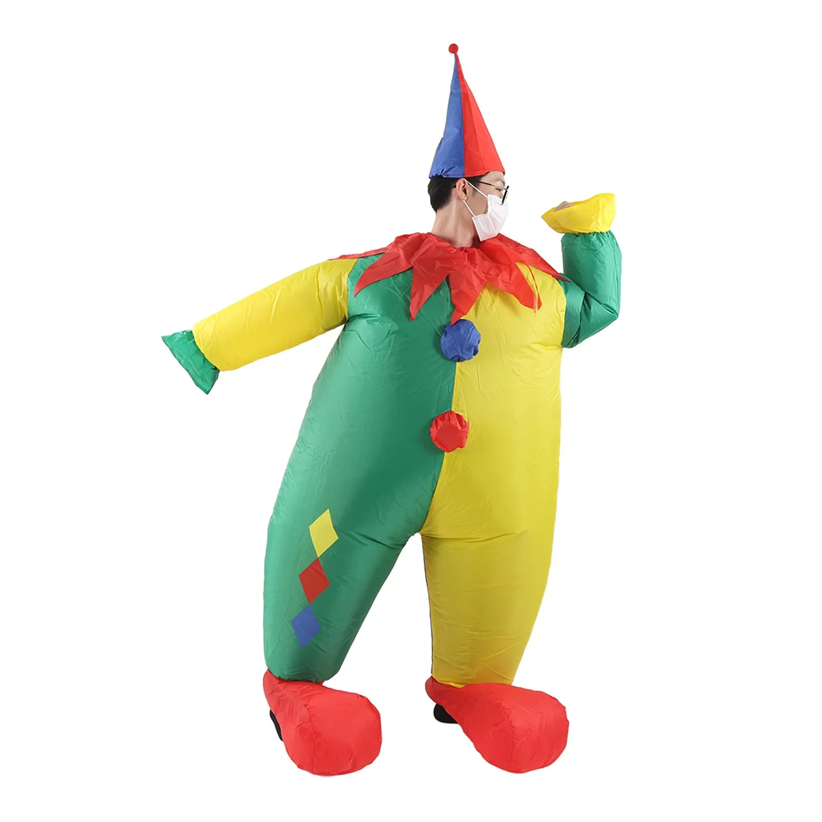 Disfraz Inflable, Payaso Explotar Divertidos Disfraces De Joker, Aire Explotar Divertidos Disfraces De Halloween, Disfraces Decoración De Navidad para Adultos para Hombres Mujeres : Amazon.com.mx: Juguetes y Juegos