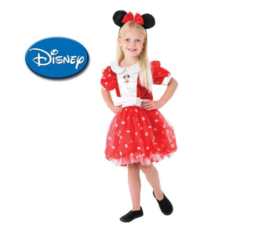 Disfraz de Minnie Mouse Winter para niñas de 5 a 7 años