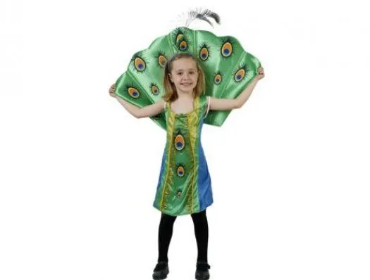 Disfraces de pavo real para niña - Imagui