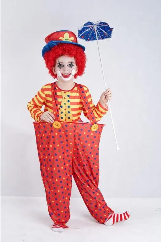 DISFRAZ PAYASO PANTALON GRANDE 120-130 cms. - Muñoz Piquer