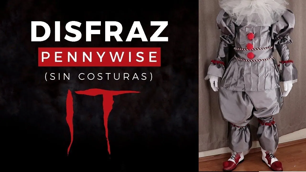Cómo hacer el DISFRAZ de ESO (Pennywise) | Sin máquina | Fácil - YouTube