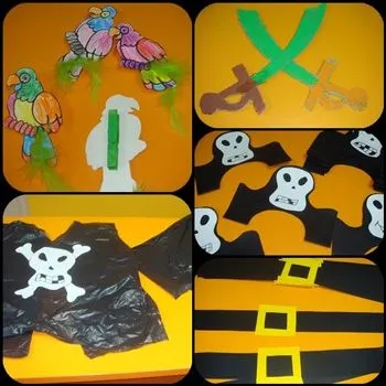 Disfraz de pirata con bolsas de basura > Decoracion Infantil y Juvenil ...