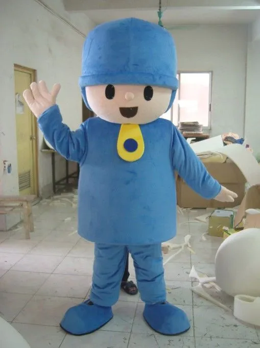 Cheap Mascot Costume - Best Plush Blue Pocoyo Mascot Costume ...