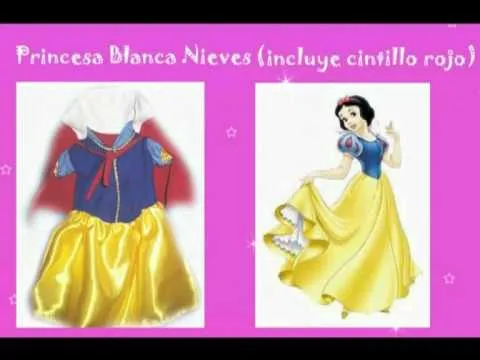 Disfraz Princesa Disney Para #05 - YouTube
