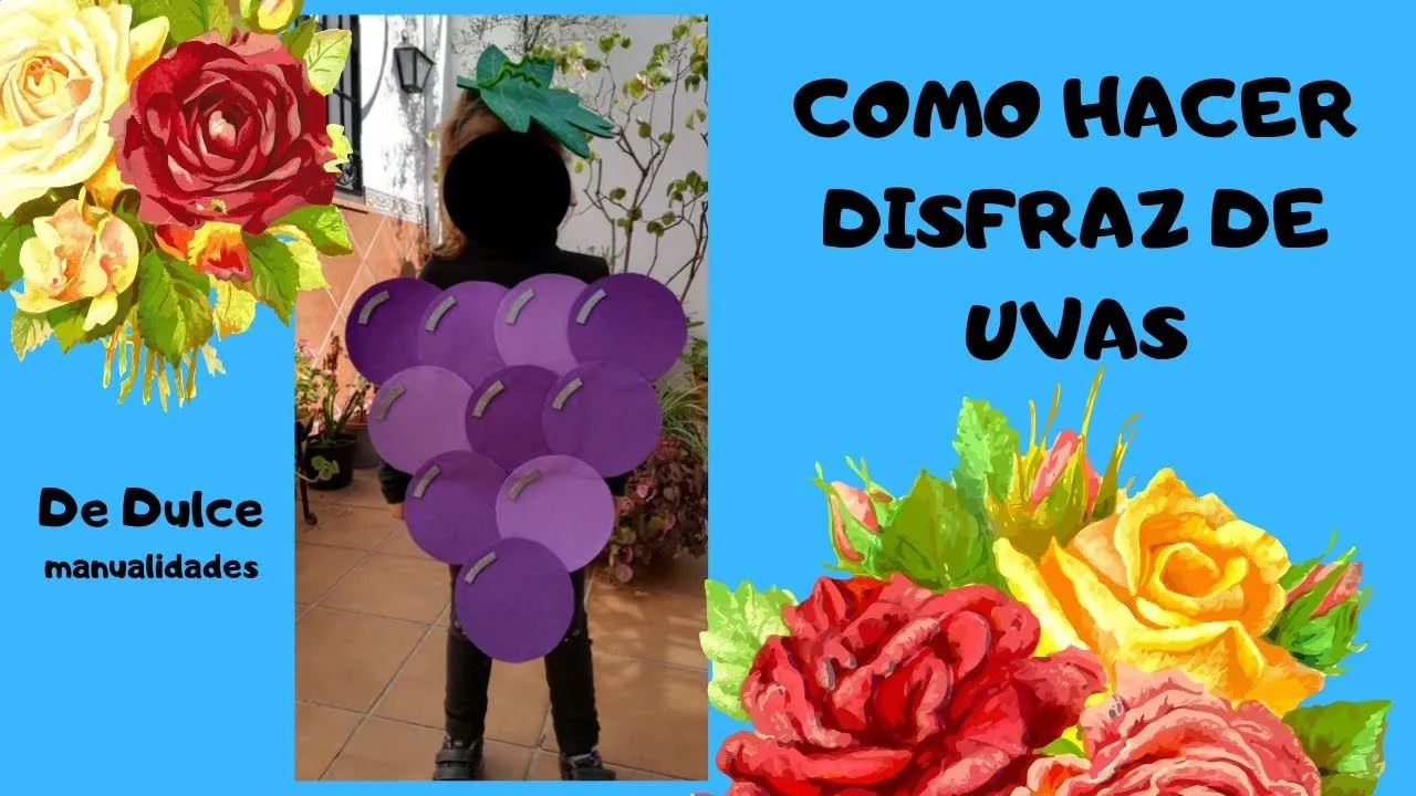 Como hacer un disfraz de racimo de uvas para carnaval facil 