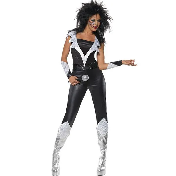 Disfraz de roquera glamurosa: comprar online en Funidelia.