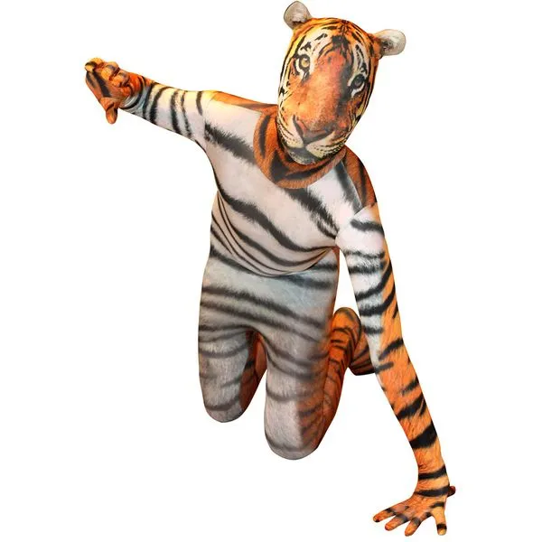 Disfraz de tigre Morphsuit: comprar online en Funidelia.