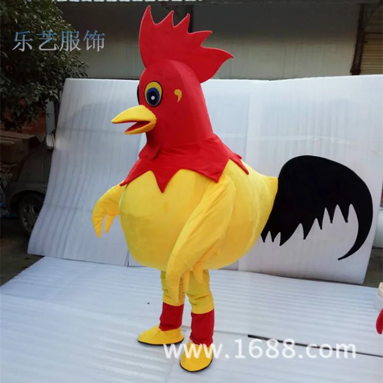 Disfraz de títere de Pascua, muñeco de acción de gallo, pollito de dibujos  animados - AliExpress