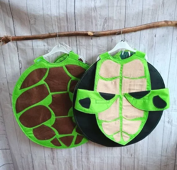 Disfraz de tortuga marina traje de tortuga para niños traje de tortuga  tabard personaje de vida marina - Etsy México