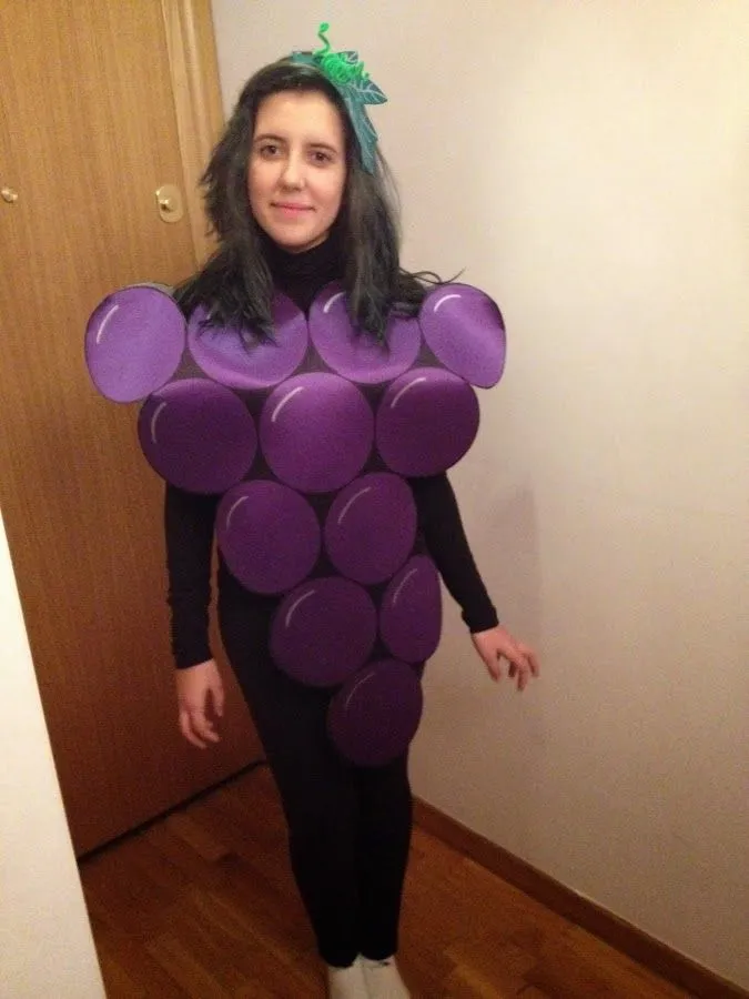 DISFRAZ DE UVAS para correr 'la San Silvestre' | Manualidades