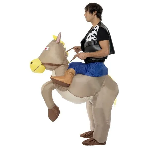 Disfraz de vaquero hinchable para adulto: comprar online en Funidelia.