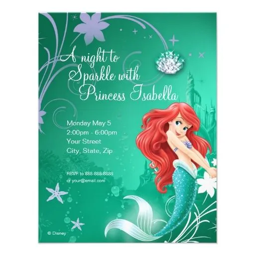 Disney: Ariel: tarjetas: Zazzle.com Tienda