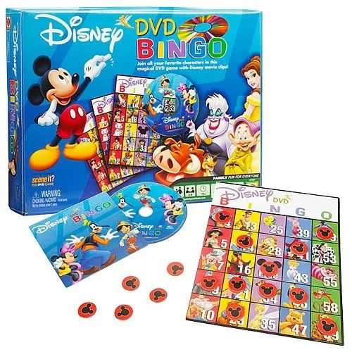 Disney Bingo DVD Game - Mattel - Disney - Games at Entertainment ...