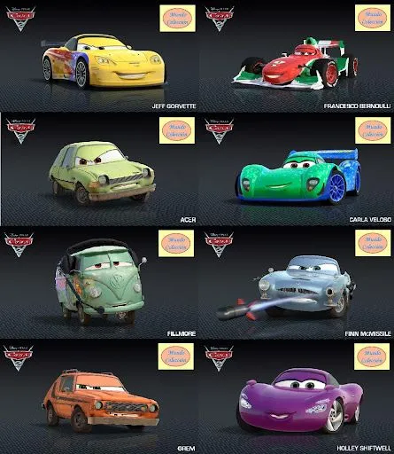 Disney Cars 2 Metalicos Los Personajes De La Pelicula $ 59.9 ...