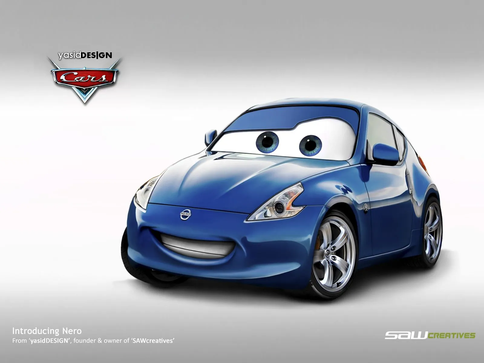 Disney Cars-Nissan 370z by yasiddesign on DeviantArt